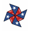 Patriotic pinwheel t-shirt