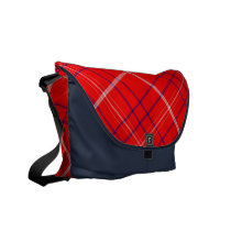 Patriotic Plaid Rickshaw Messenger Bag messenger bags