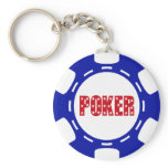 PATRIOTIC POKER CHIP KEYCHAINS