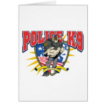 Patriotic Police K9 Unit cards by LawEnforcementGifts Patriotic Police K9 Unit cards
