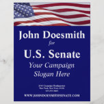 Patriotic Political Campaign Flyer Design