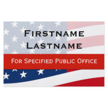 Patriotic Political Campaign Flyer, Medium Size