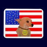 Patriotic Pooch Premium Magnet magnets