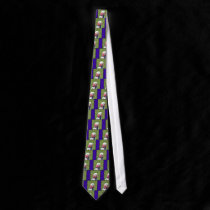 Patriotic poodle necktie ties