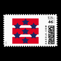 Patriotic Postage Stamp stamps