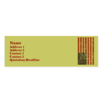 Patriotic Profile Cards business cards