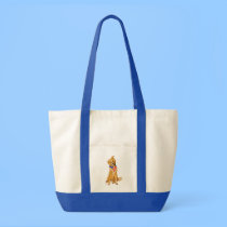 "Patriotic Pup" Dog With American Flag Bandanna bags