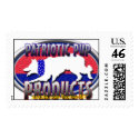 patriotic pup logo stamp