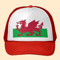 Patriotic Red Dragon Of Wales Sports Team Club Cap Hats
