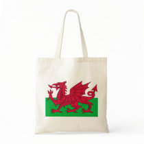 Patriotic Red Dragon Of Wales Tote Bag