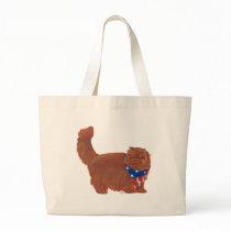 Patriotic Red Longhair Persian Cat bags by MaggieRossCats Patriotic Red Longhair Persian Cat bags