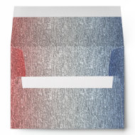 Patriotic Red White Blue American Flag Envelopes envelope
