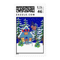 patriotic santa postage by TheChristmasBoutique patriotic santa postage