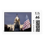 Patriotic Shepherd In Washington Postage Stamp
