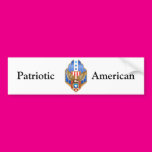 Patriotic Shield Bumper Sticker
