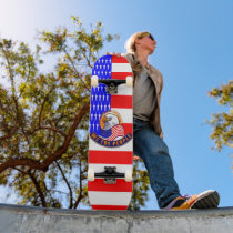 Patriotic Skate Board 7 7/8" skateboards by PatriotsNetwork Patriotic Skate Board 7 7/8" skateboards