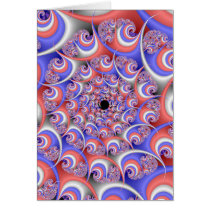 Patriotic Spiral Fractal