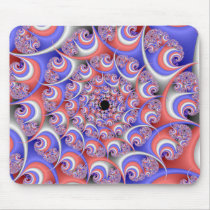 Patriotic Spiral Fractal