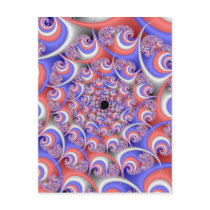 Patriotic Spiral Fractal
