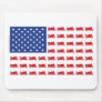Patriotic Sport Bike Flag Mousepads