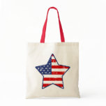 Patriotic Star Tote Bags