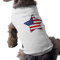 Patriotic Star Doggie Tee