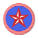 patriotic star magnets