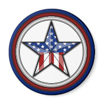 Patriotic Star Magnet by USPatriot63 Patriotic Star Magnet