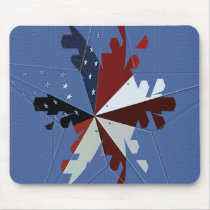 Patriotic Star Mousepad