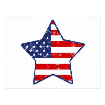 Patriotic Star Post Cards
