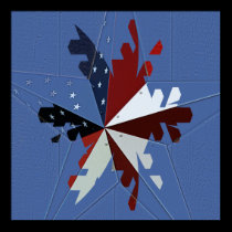 Patriotic Star Poster/Print