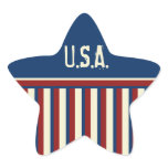 Patriotic Star Stickers