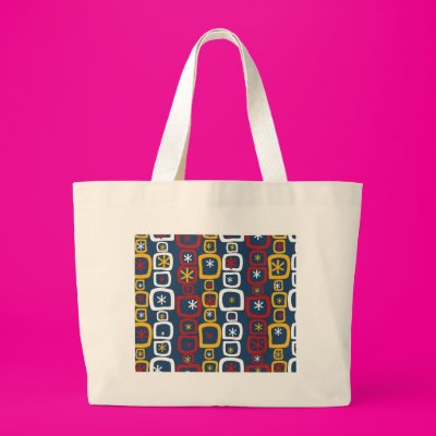 Patriotic Stars and Squares Canvas Bags Zazzle_bag