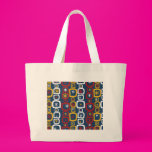 Patriotic Stars and Squares Canvas Bags