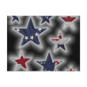 Patriotic Stars postcards