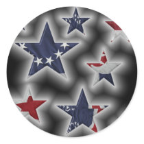 Patriotic Stars stickers
