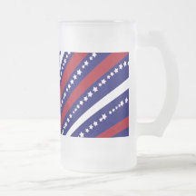 Patriotic Stars Stripes Freedom Flag 4th of July Mugs
