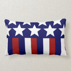 Patriotic Stars Stripes Freedom Flag 4th of July Pillows