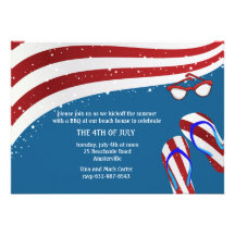 Patriotic Summer Fun Invitation
