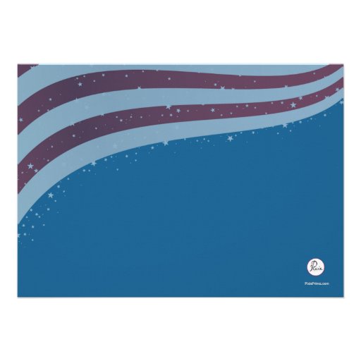 Patriotic Summer Fun Invitation