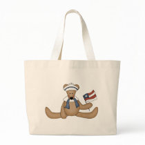 Patriotic Teddy Bear totebag