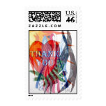 Patriotic Thank You for Serving Stamps