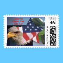 PATRIOTIC THANKS Postage postage