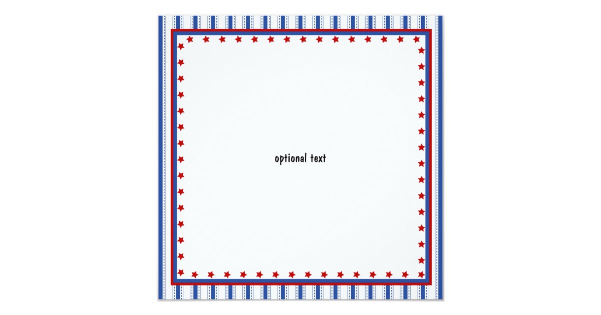 Patriotic Themed Party Invitation | Zazzle