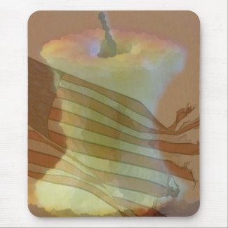 Patriotic to the Core Mouse Pad mousepad