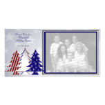 Patriotic Trees Photo Card Template