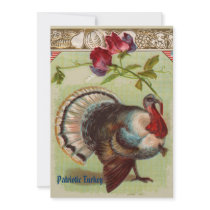 Patriotic Turkey Party Invitation