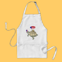 Patriotic turtle and snail apron! by graphicdoodles Patriotic turtle and snail apron!