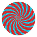 Patriotic Twirl Burst stickers