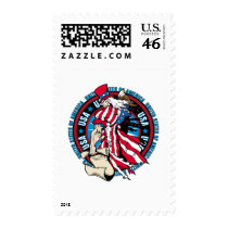 Patriotic Uncle Sam Stamp